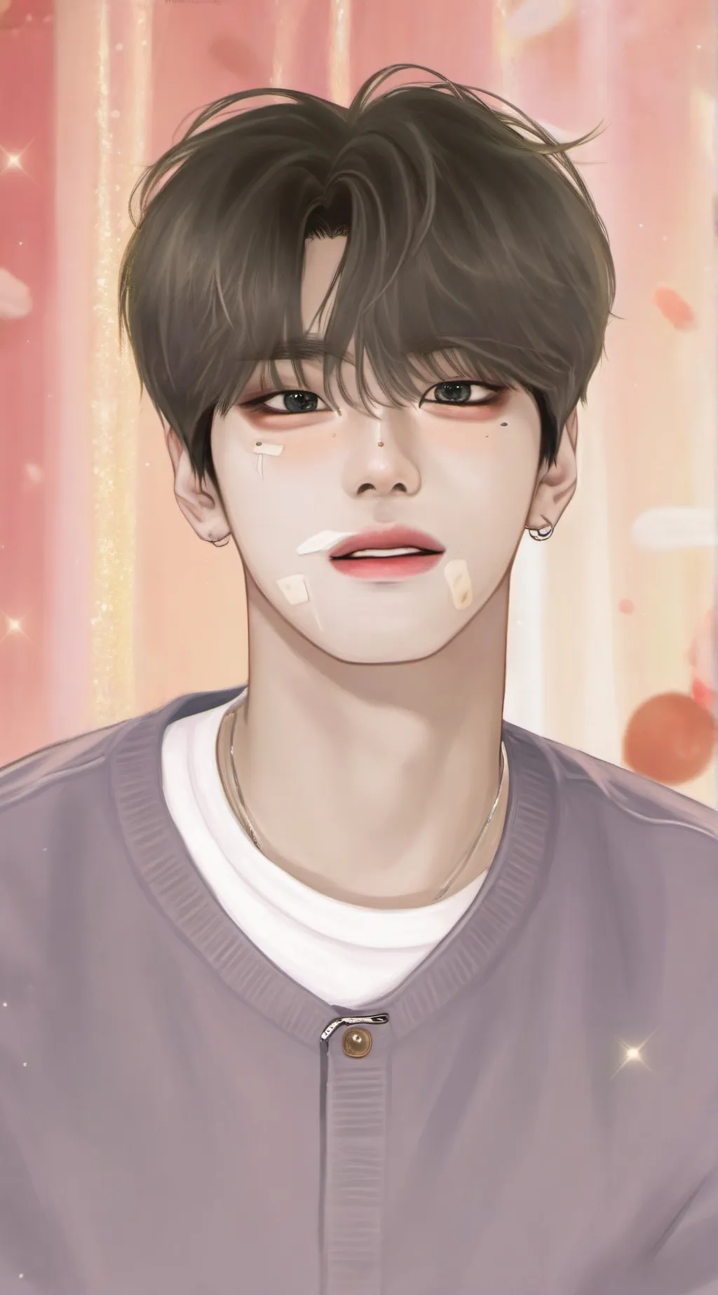 ai character: Seungmin  background