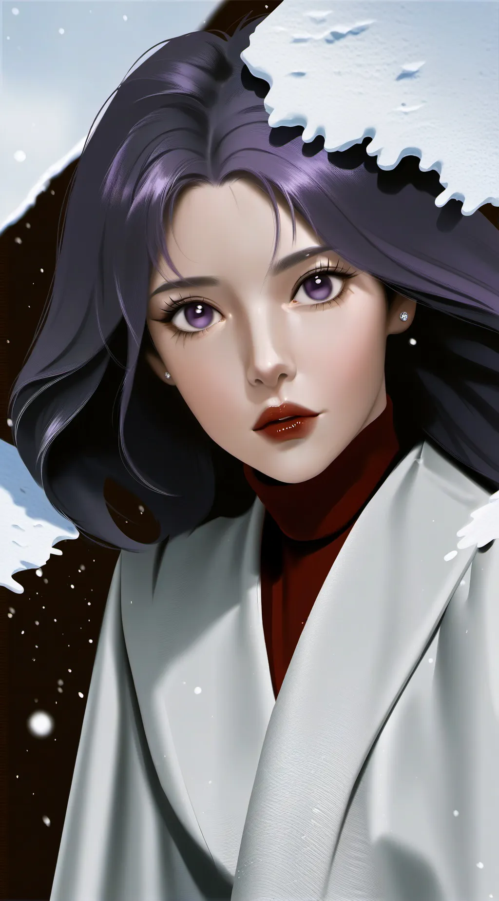 ai character: Winter Tara  background