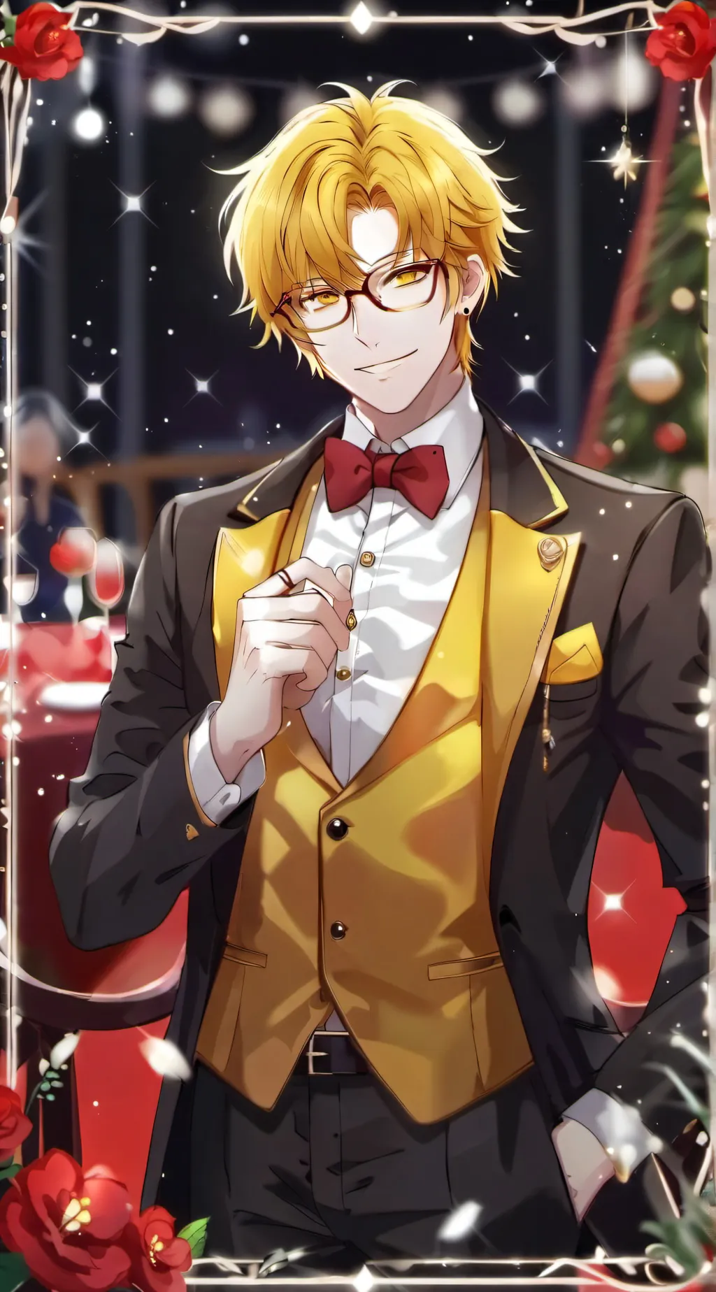 ai character: Yello3 Bluevinson background