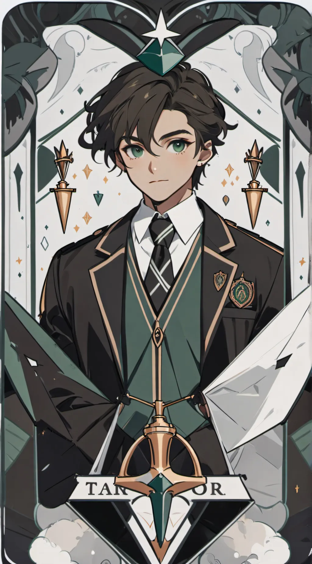 ai character: Atlas Riddle background