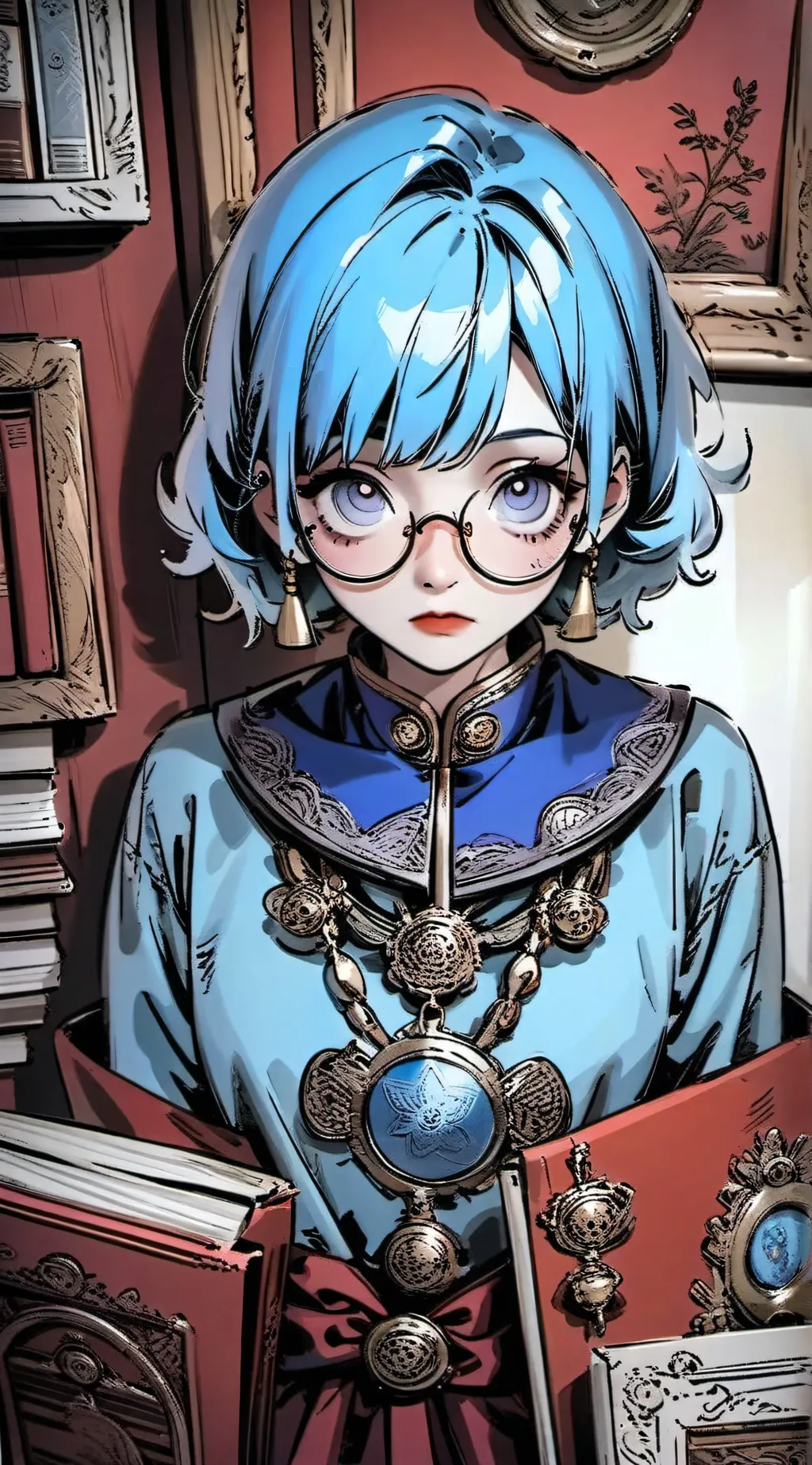 ai character: Anya Akoi  background