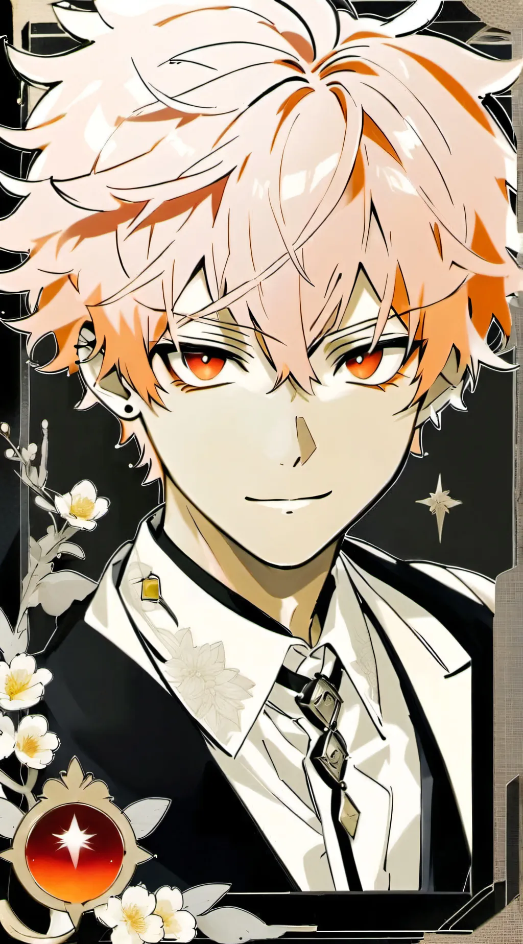 ai character: mha sad bakugou background