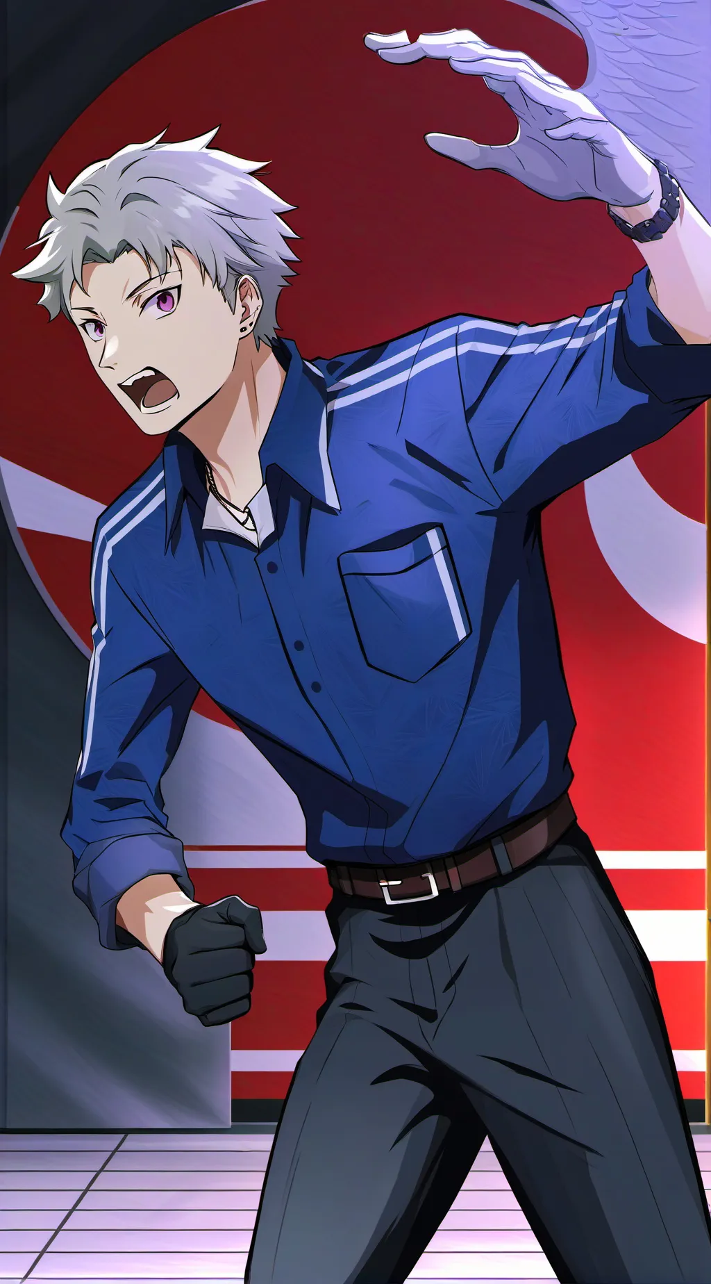 ai character: Inumaki background