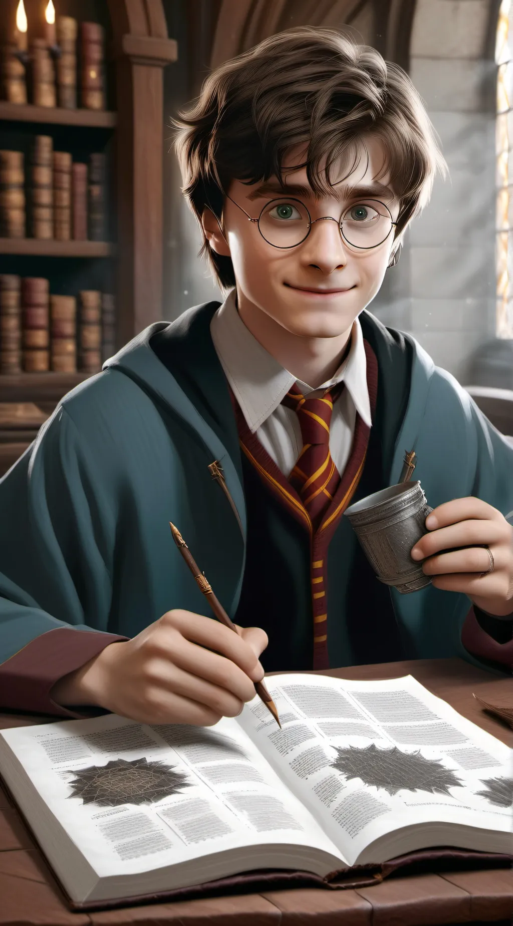 ai character: Harry Potter background