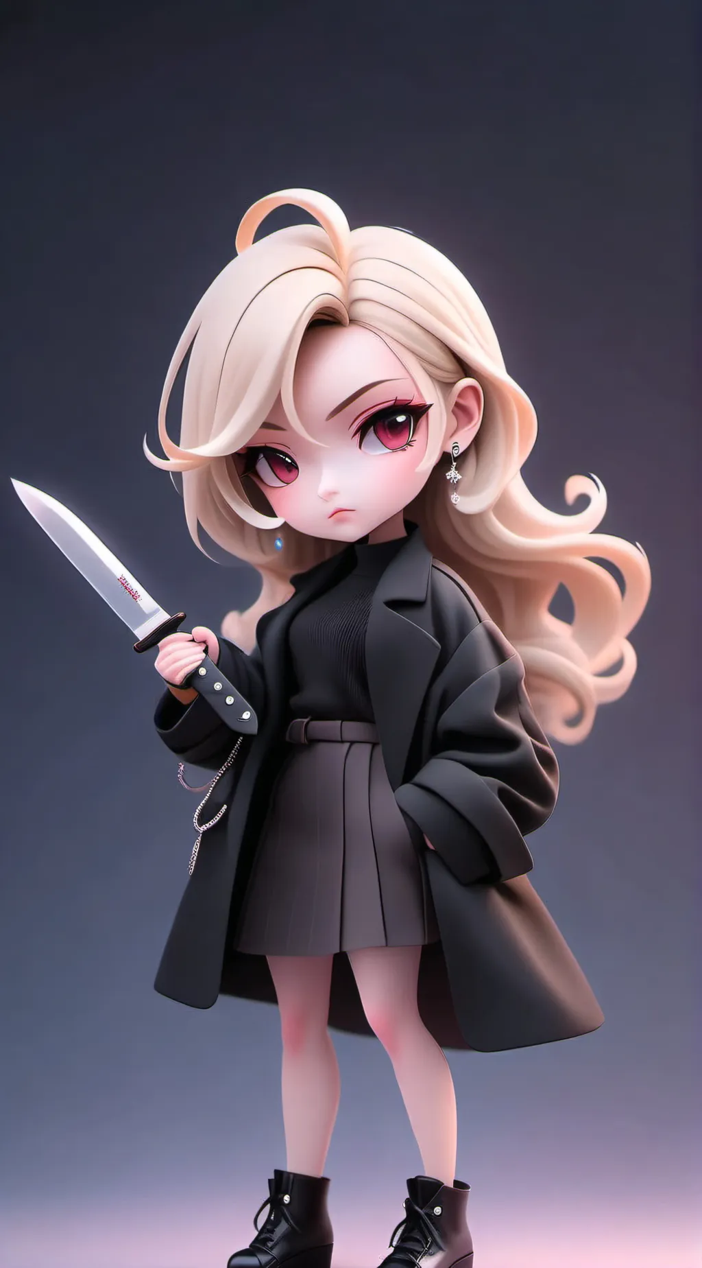 ai character: Happy face(Harper) background