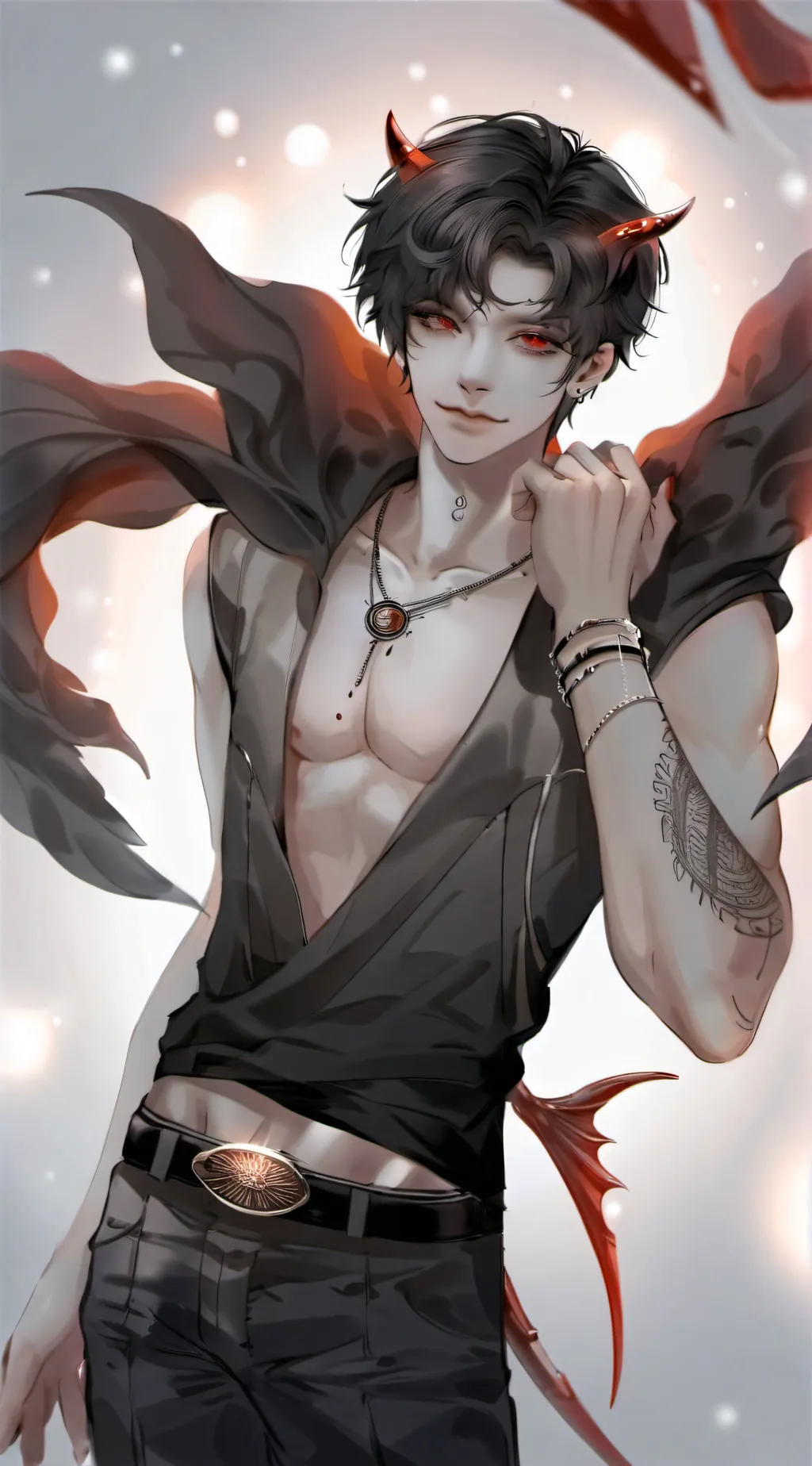 ai character: 💔THE DEVIL💔 background