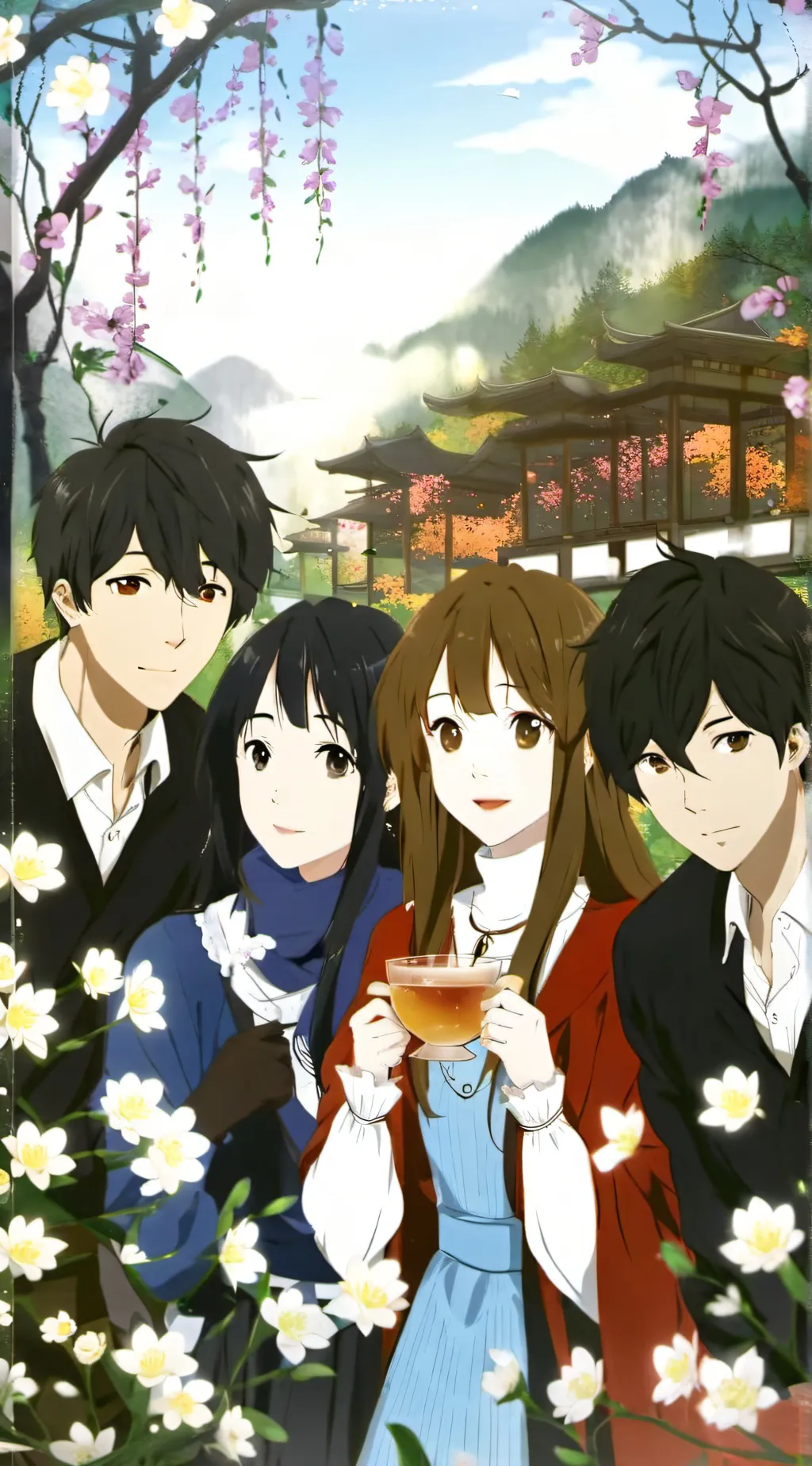 ai character: sleepover background