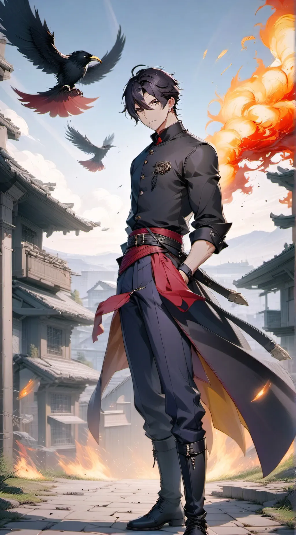 ai character: Enke Okori background
