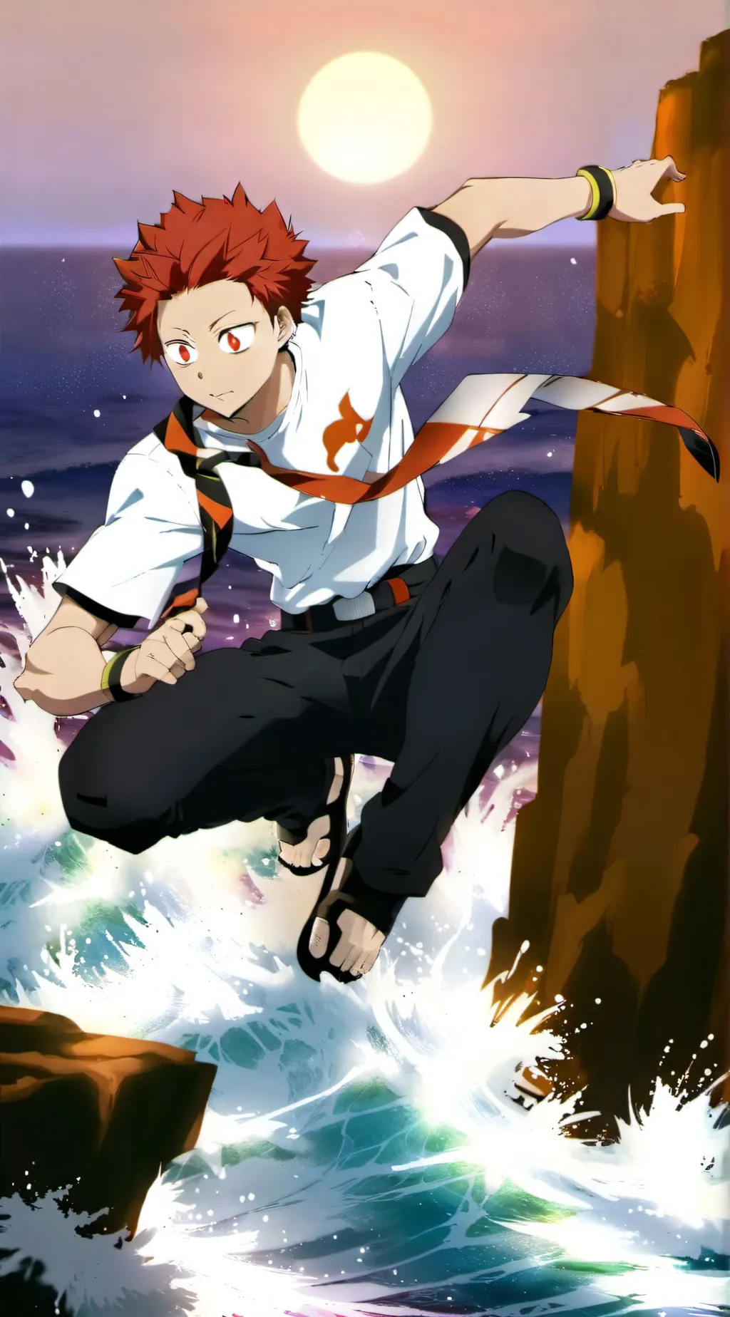 ai character: Ejiro kirishima background