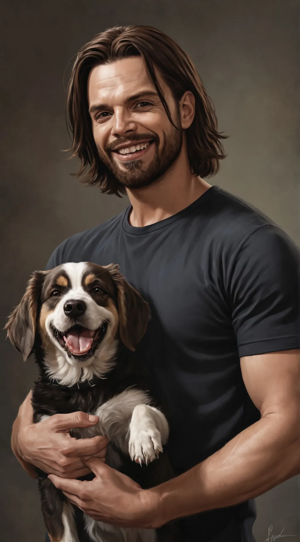 ai character: Bucky Barnes background
