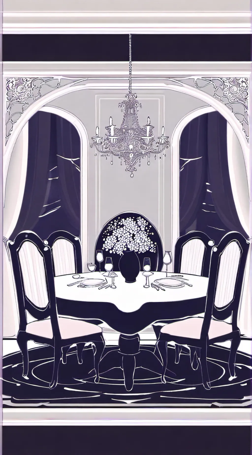 ai character: murder mystery  background