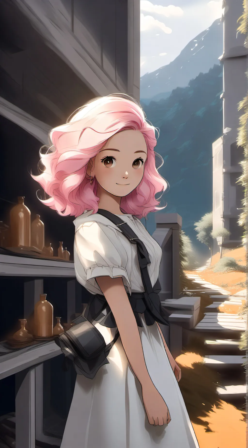 ai character: Zoey background