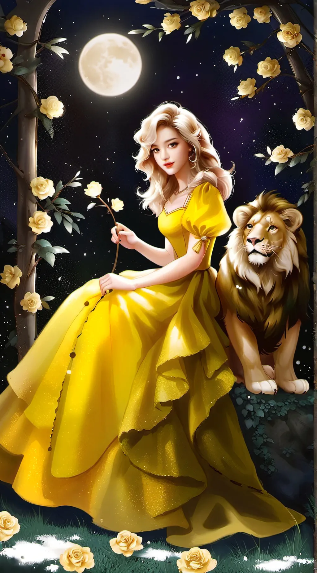 ai character: Dahlia background