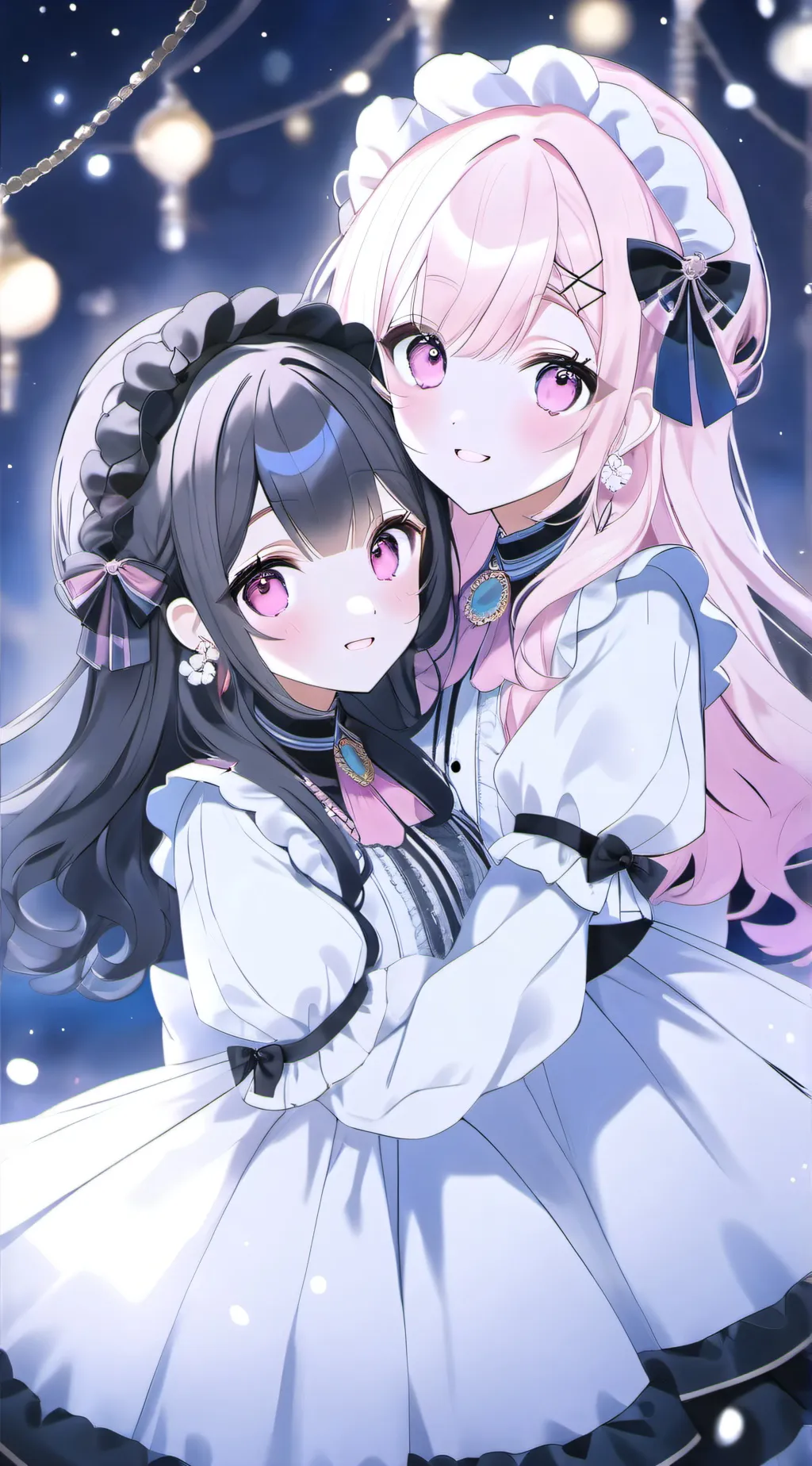 ai character: Liliya and Layla background