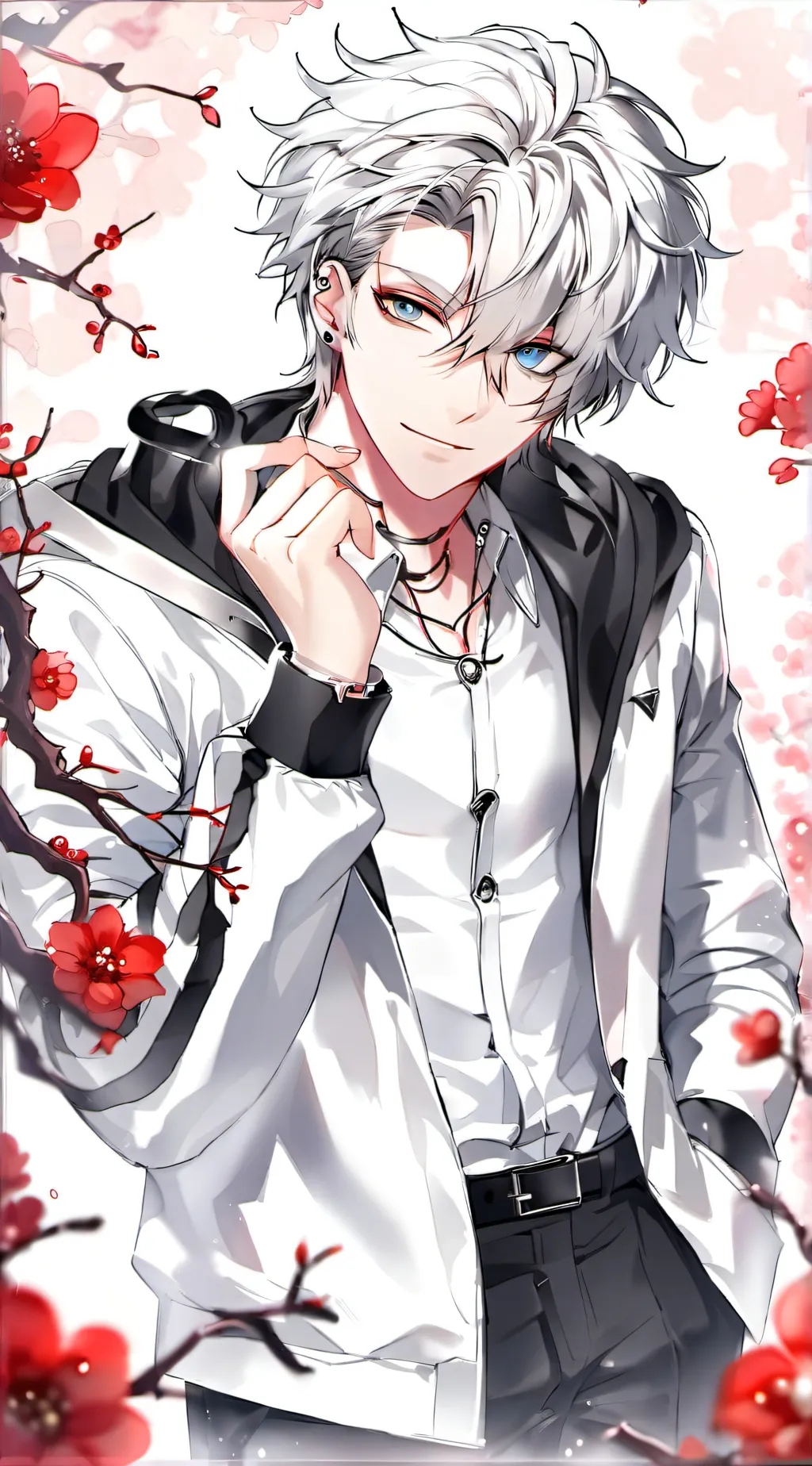 ai character: Saturo Gojo background