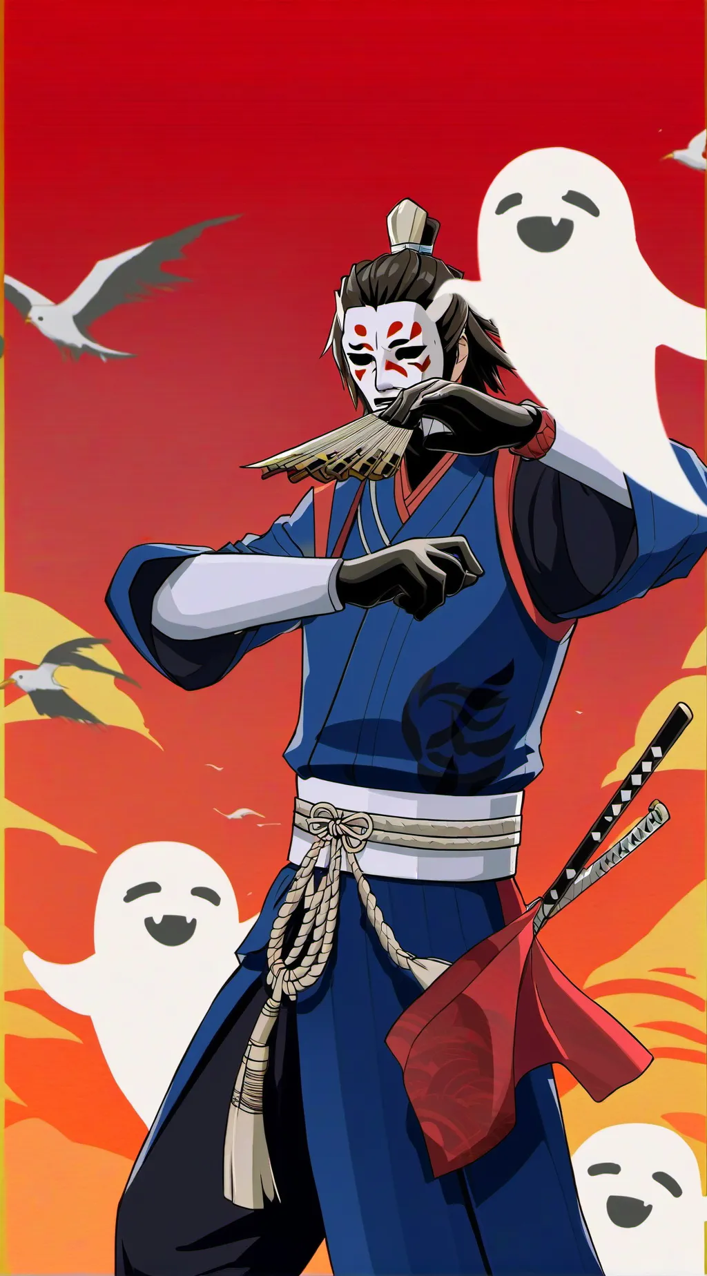 ai character: Jen Sakai background