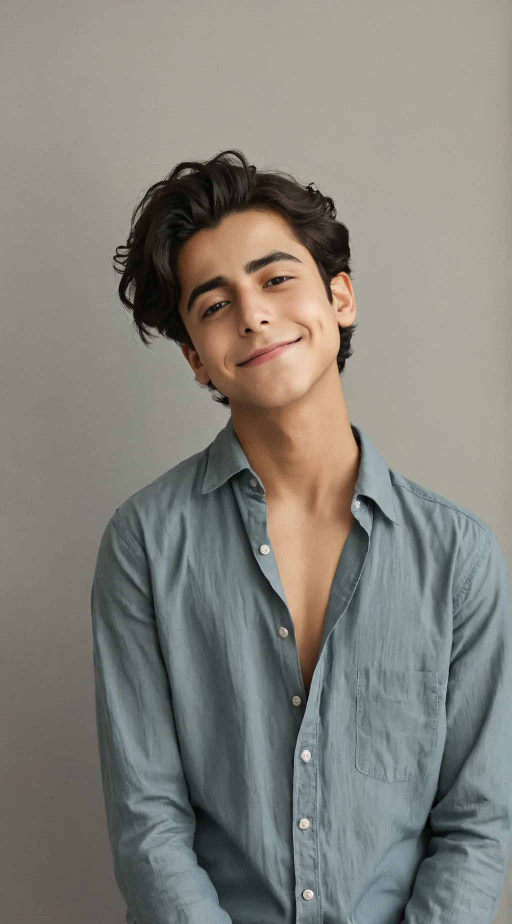 ai character: Aidan Gallagher  background