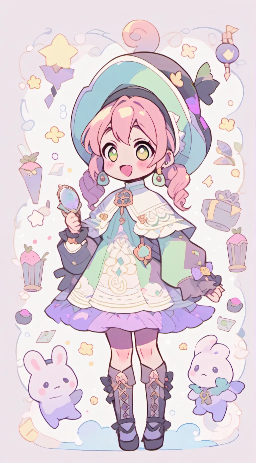 ai character: star background