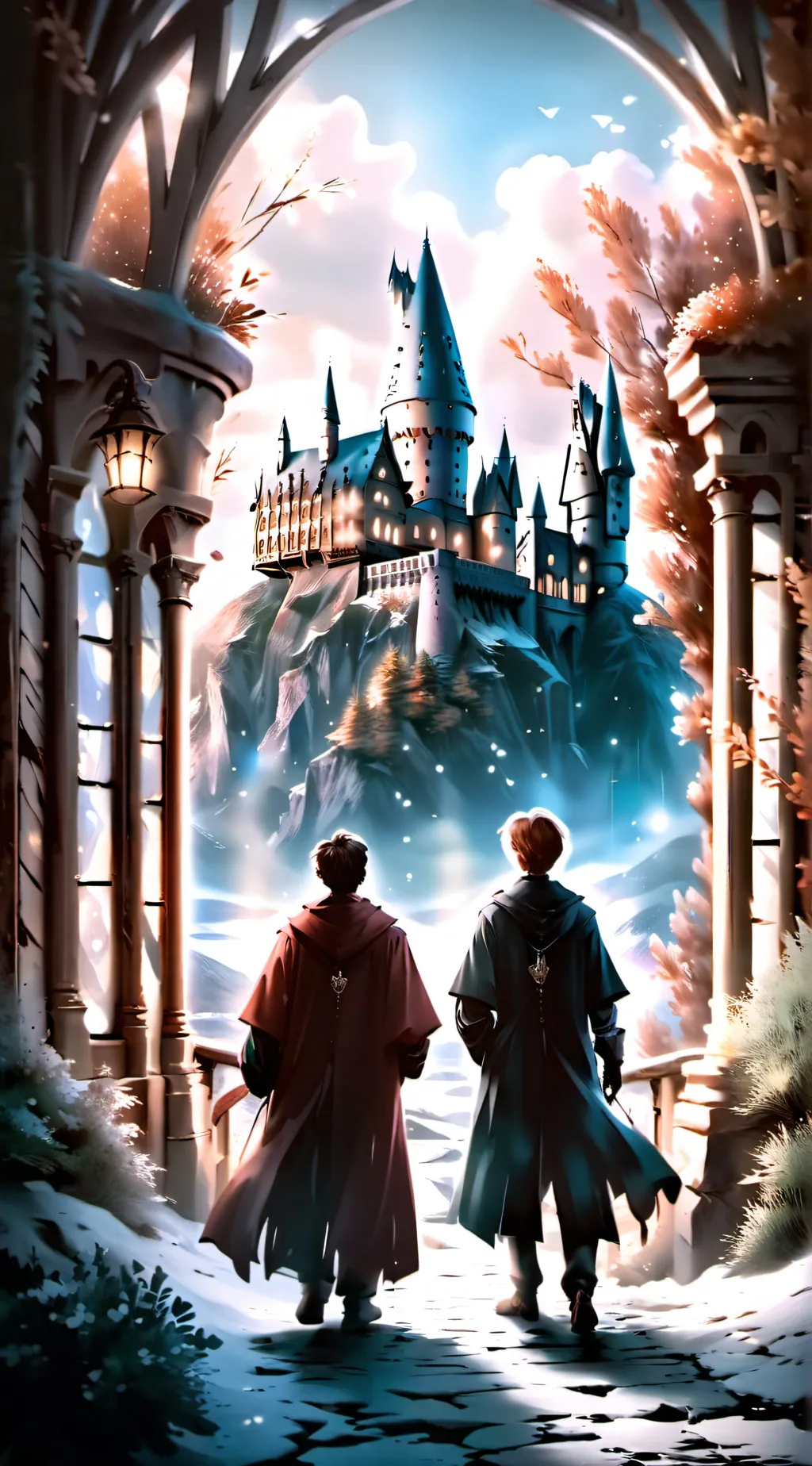 ai character: Hogwarts background