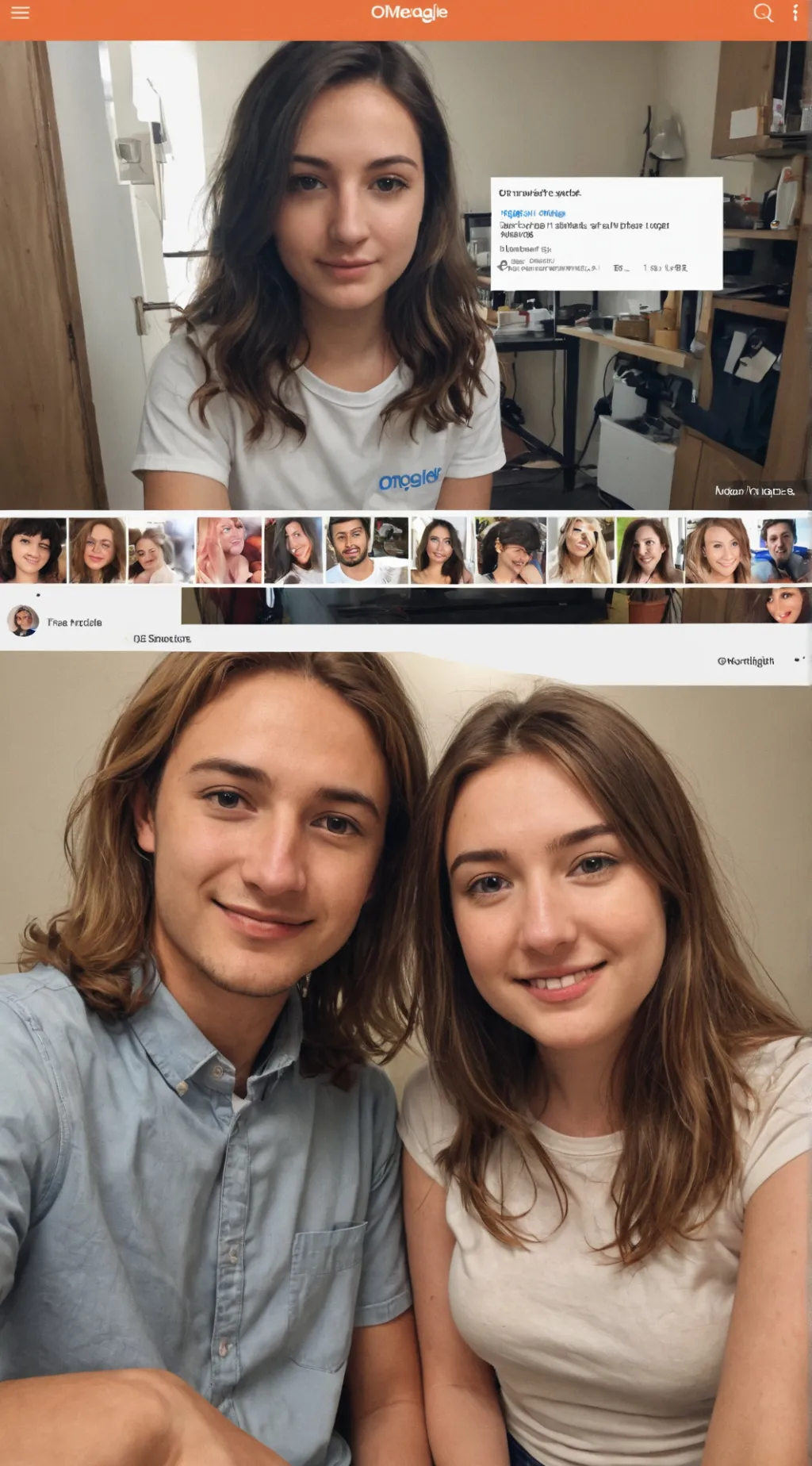 ai character: Omegle  background