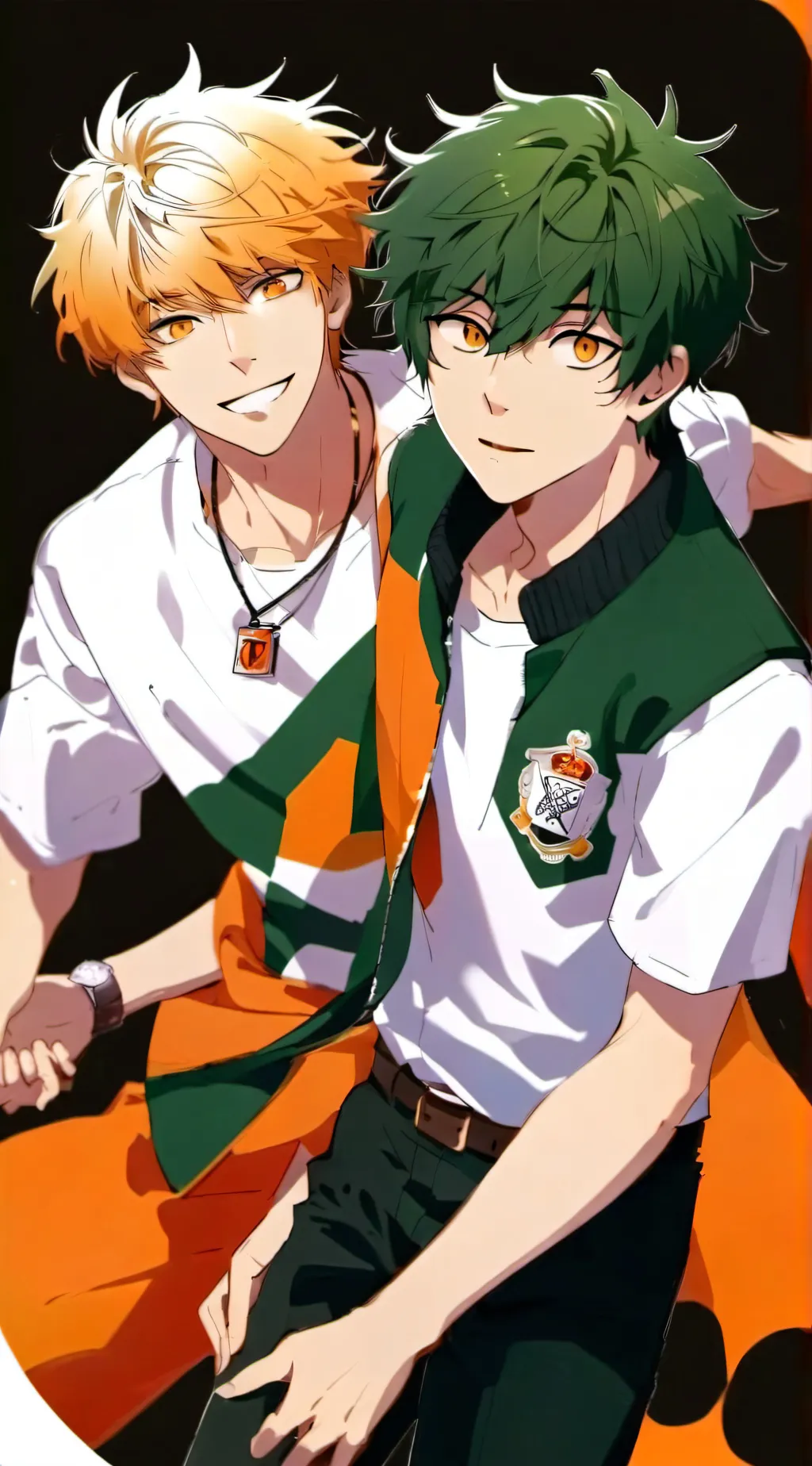ai character: KATSUKI×IZUKU background