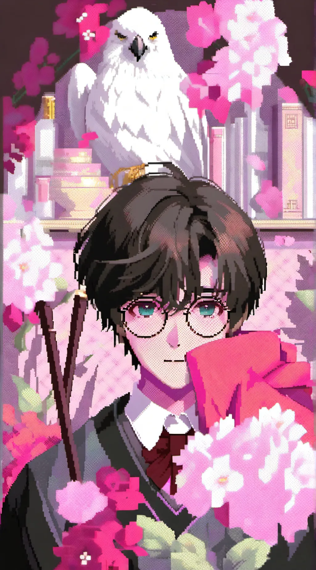 ai character: HARRY POHTER background