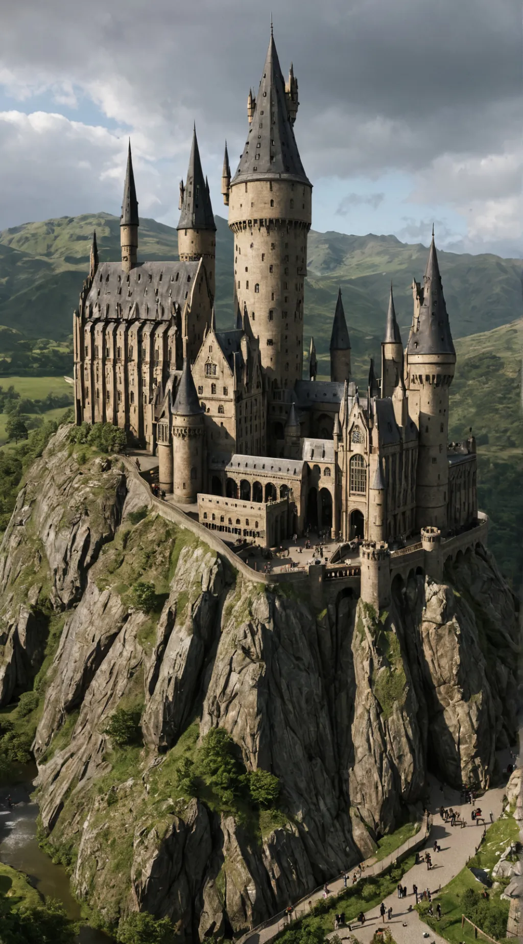ai character: hogwarts attack! background