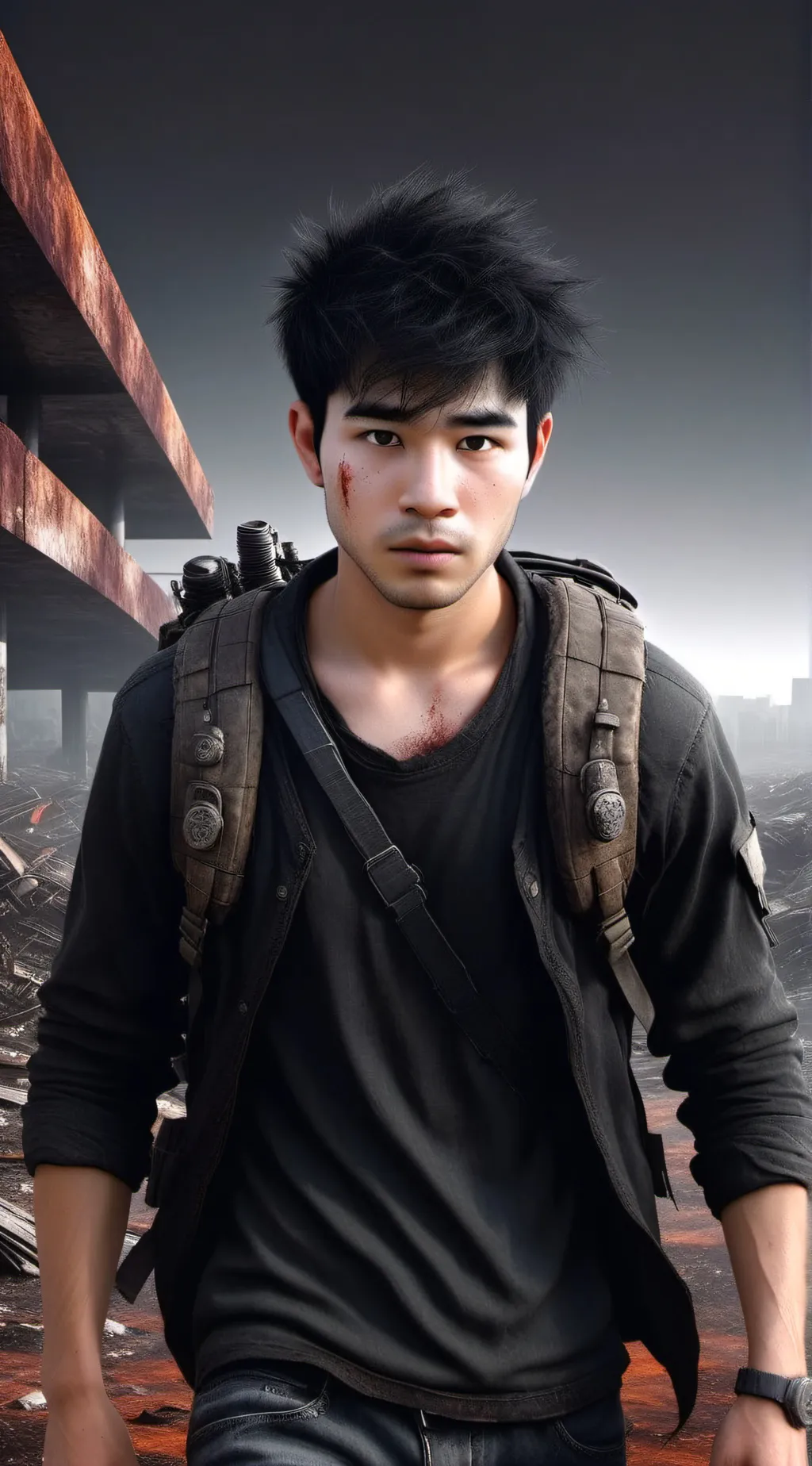 ai character: Crash background