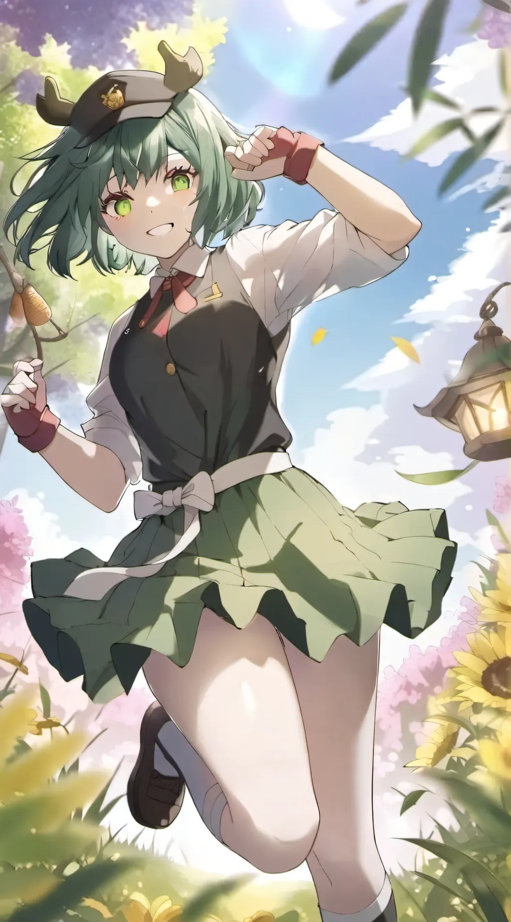 ai character: genderbend izuku? background