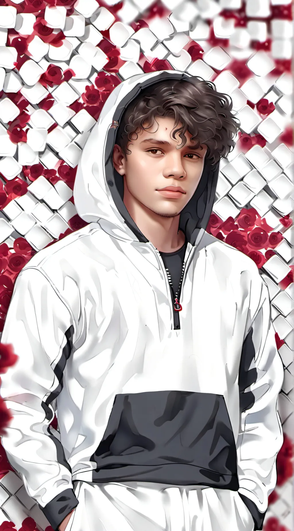 ai character: Me [but as a guy background