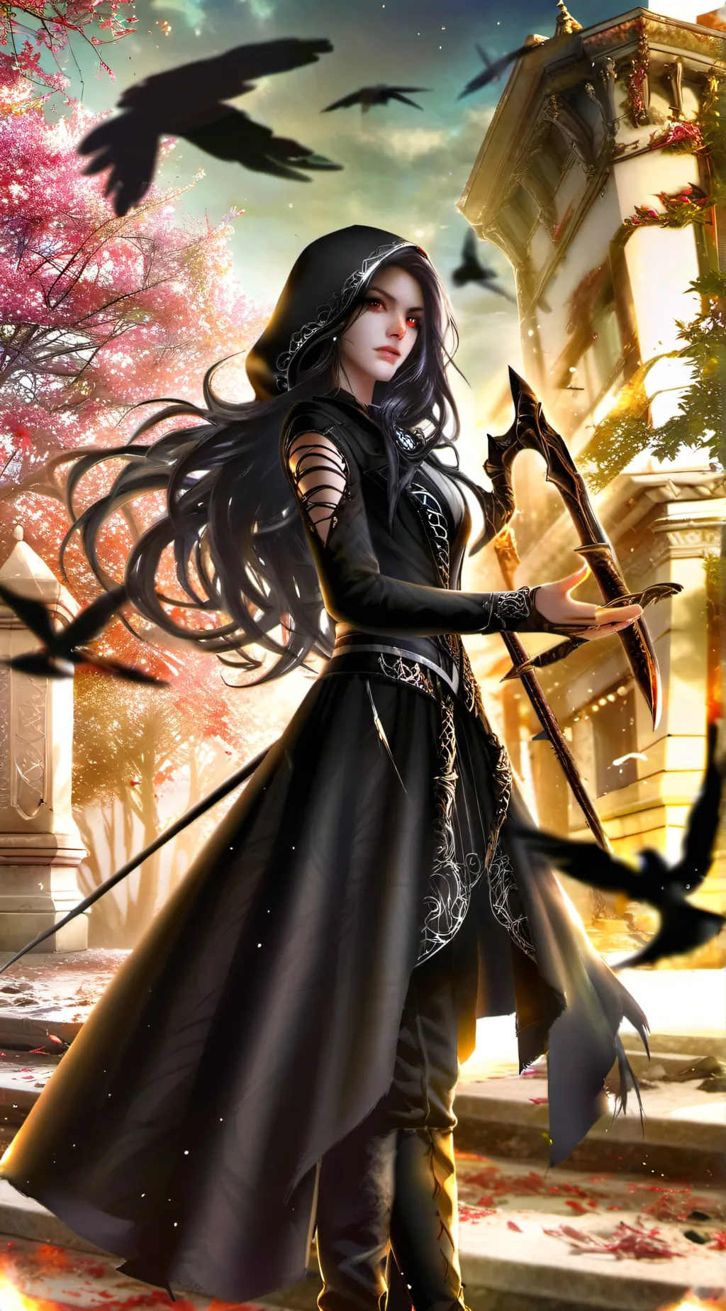 ai character: Raven background