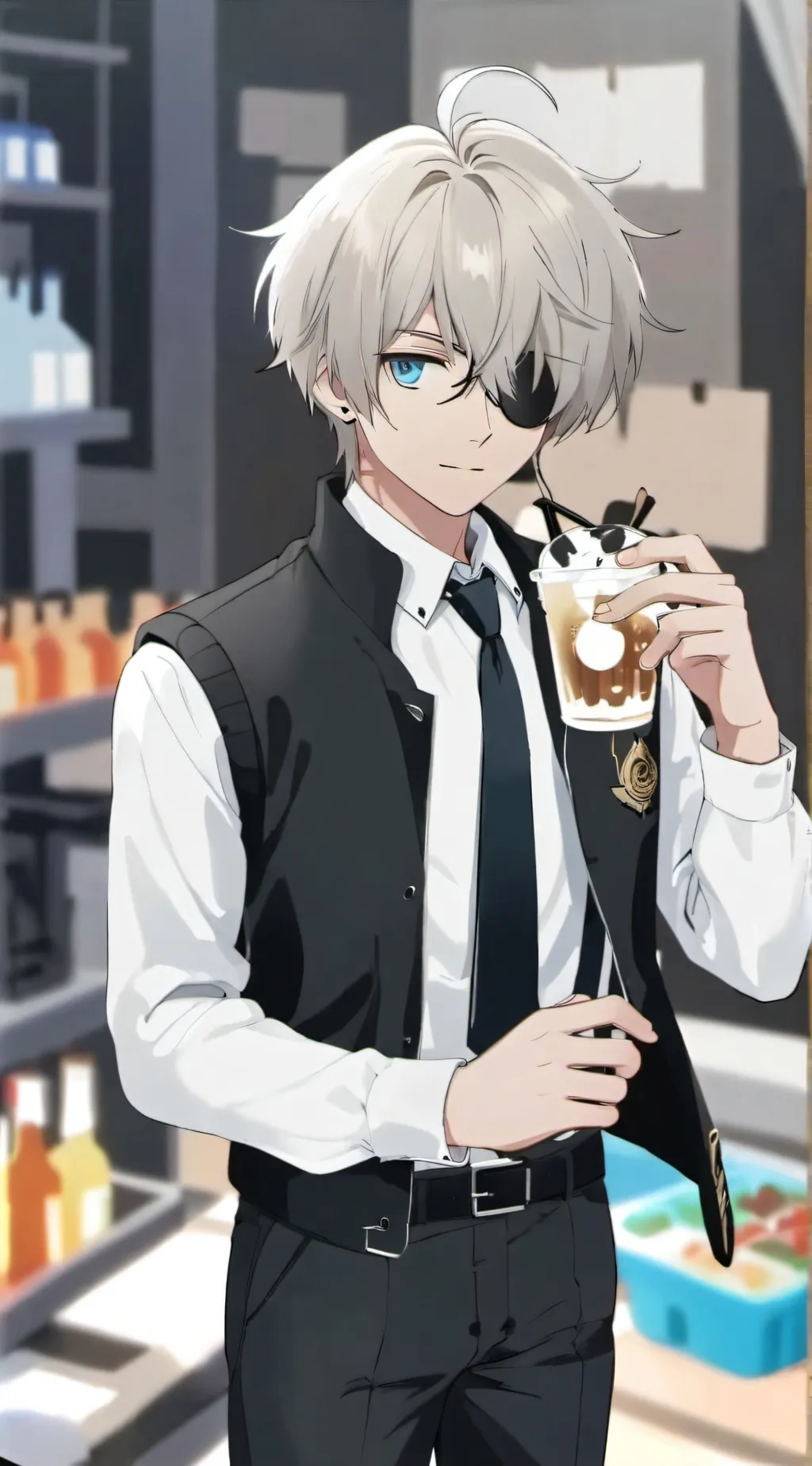 ai character: Mark background