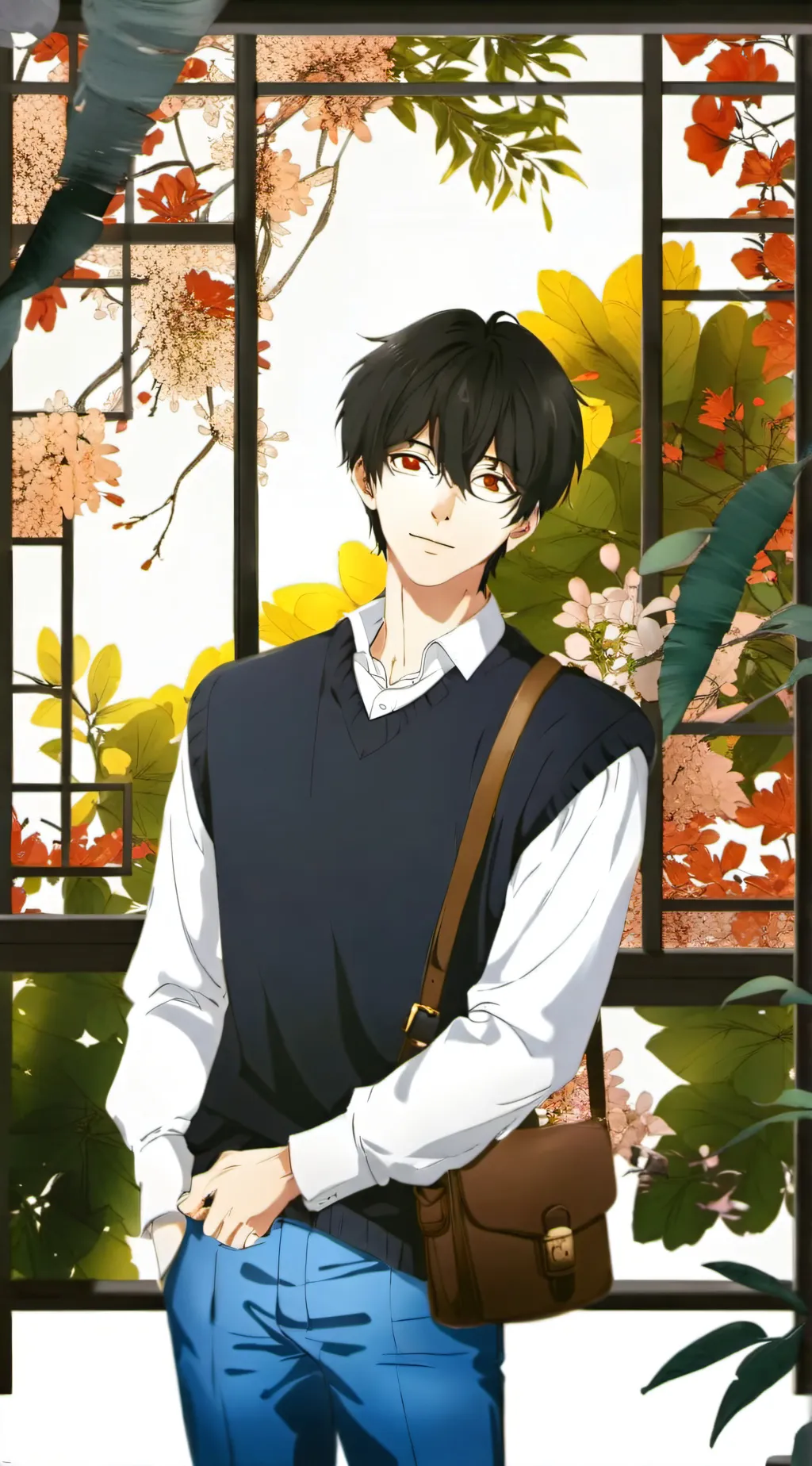 ai character: Yuta jjk background