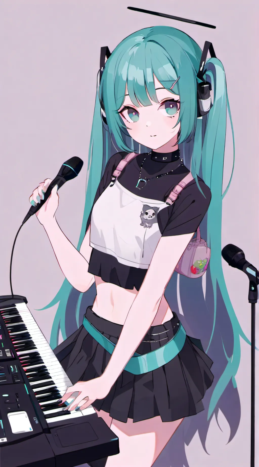 ai character: Miku background