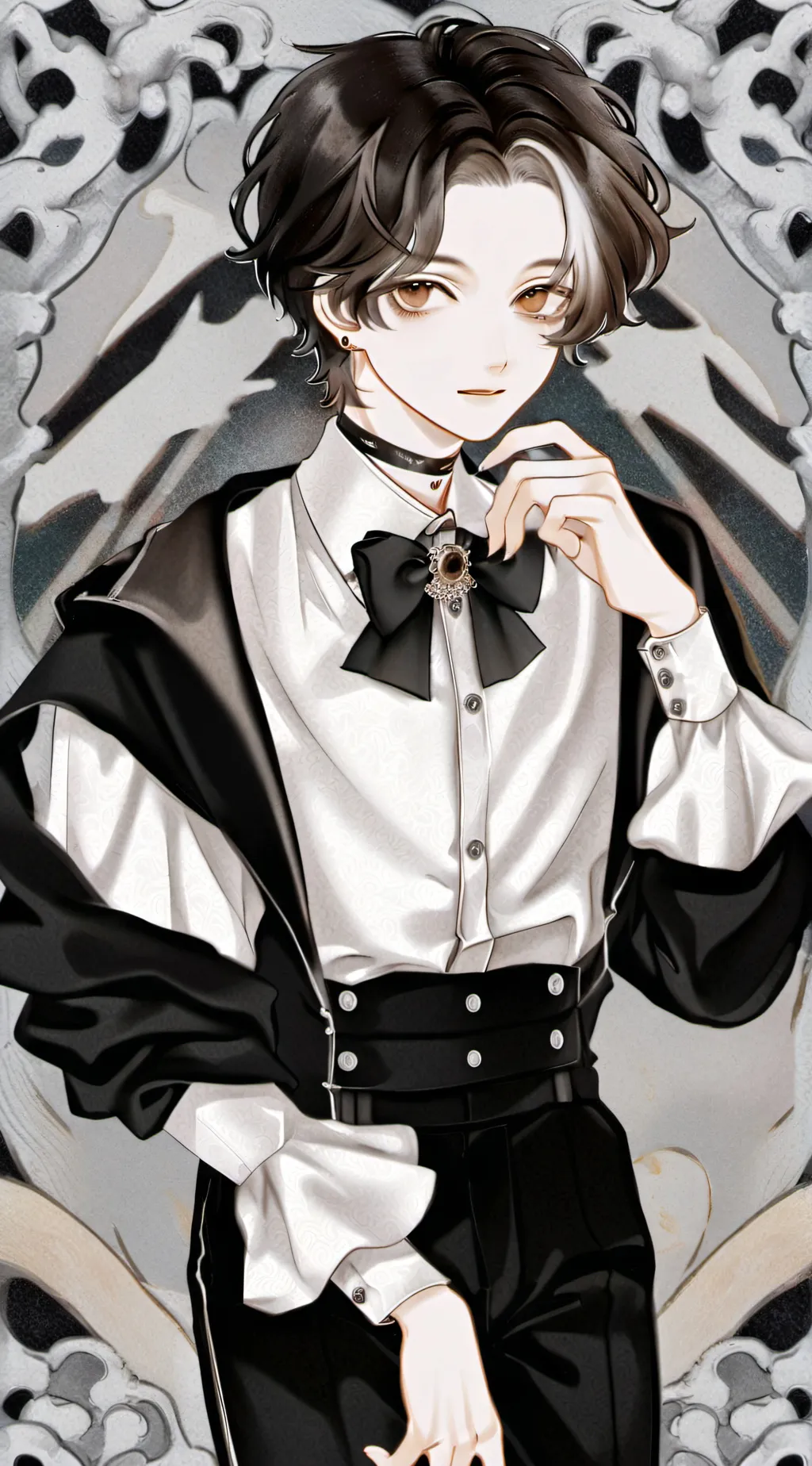 ai character: Adrian background