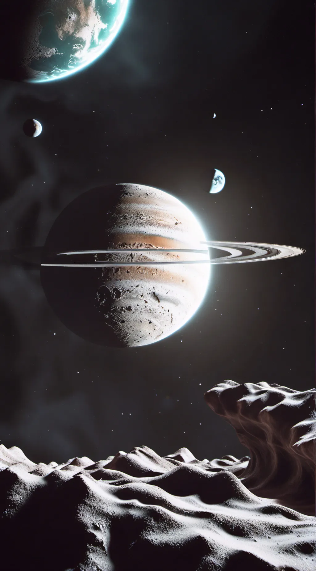 ai character: My home planet background
