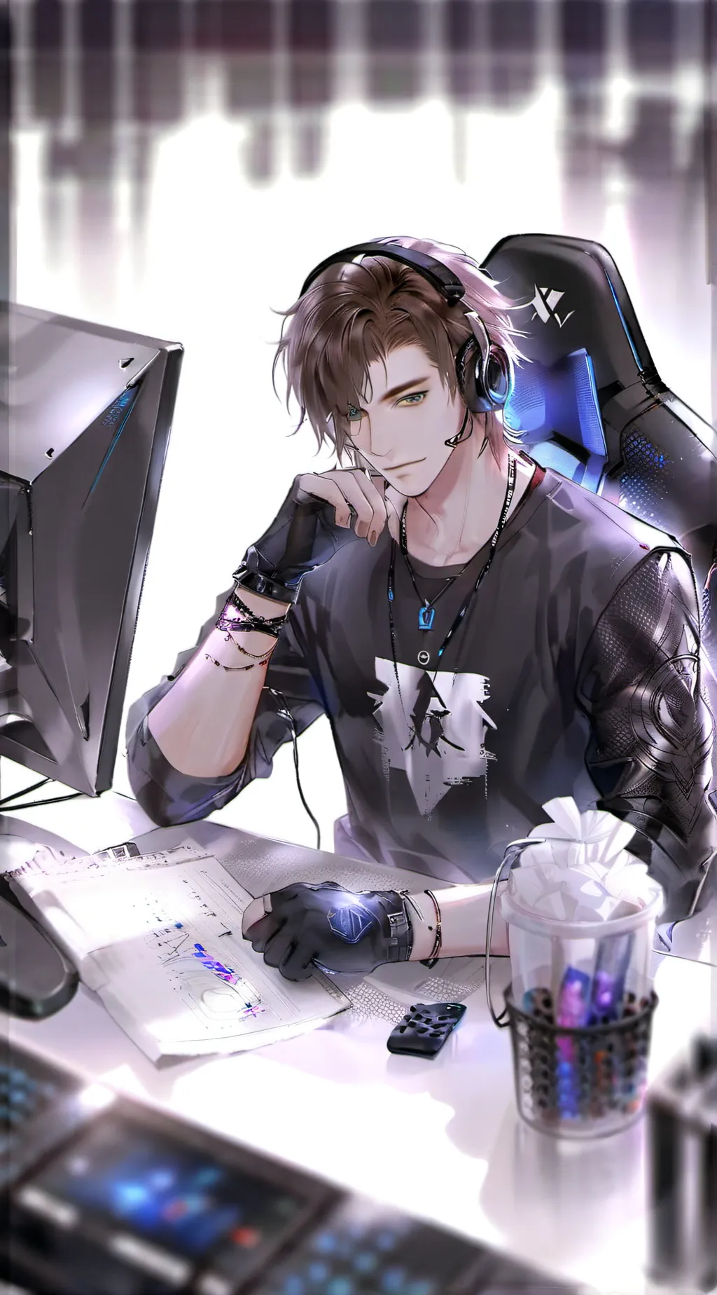 ai character: ×~Aki~× background