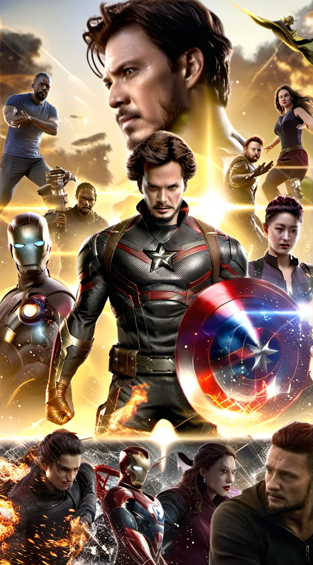 ai character: Bucky Barnes  background