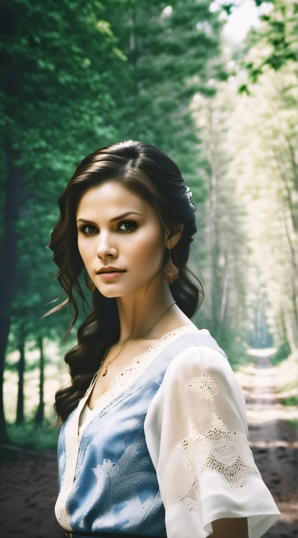 ai character: Katherine  background