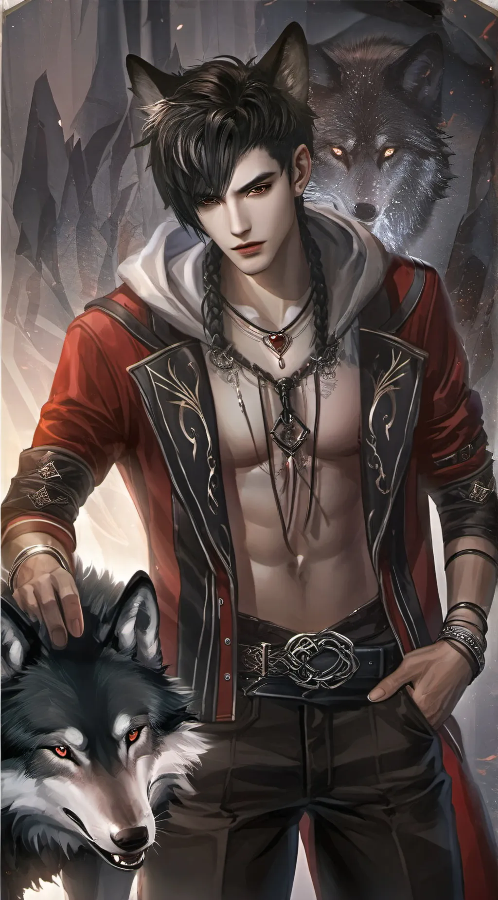 ai character: Aaron  background