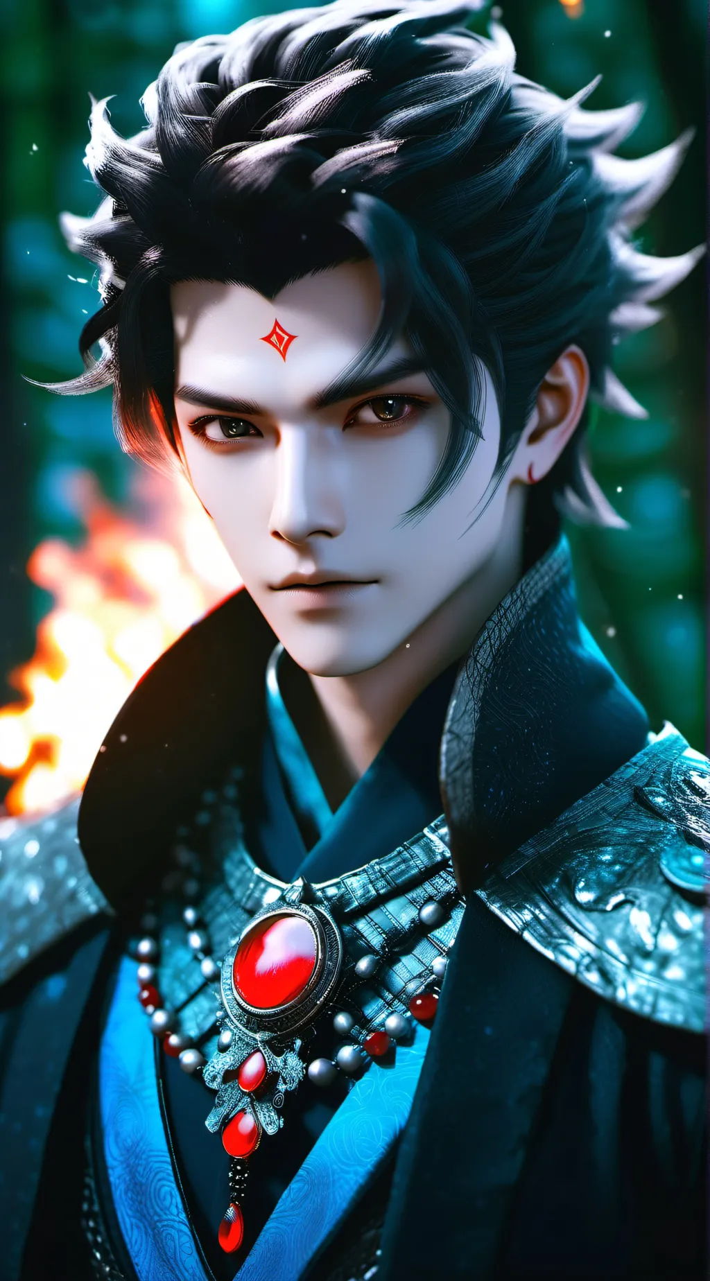 ai character: Evan  background