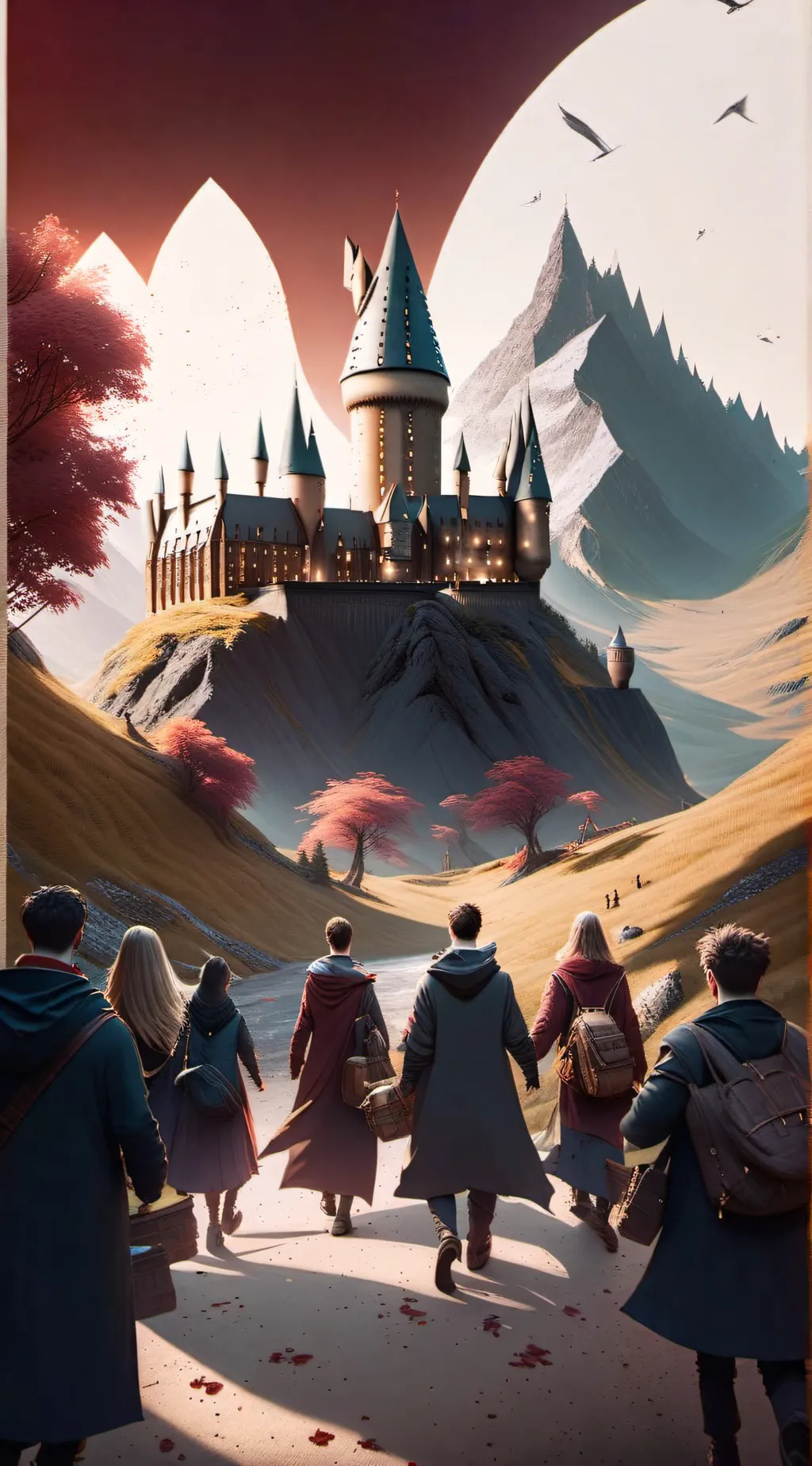 ai character: Hogwarts-Draco- background