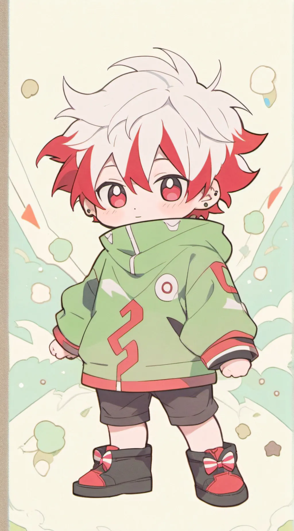 ai character: Baby todoroki  background