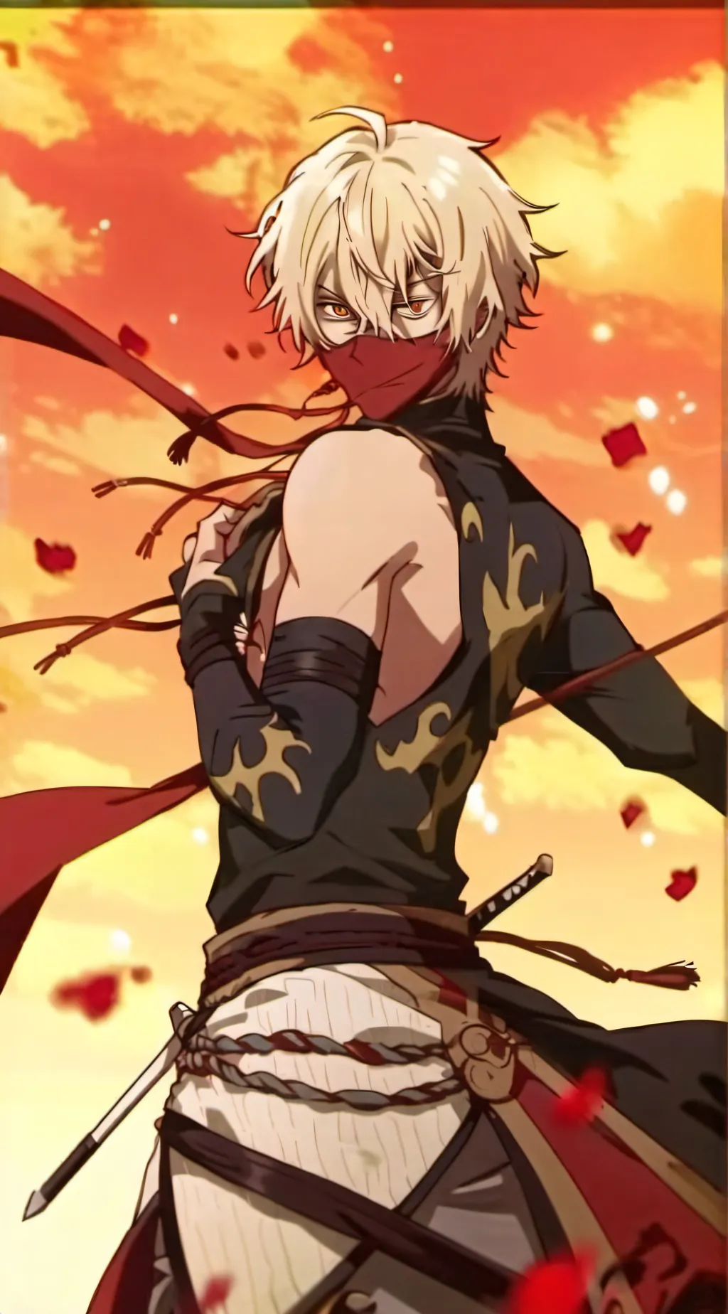 ai character: Hoyo makihara  background