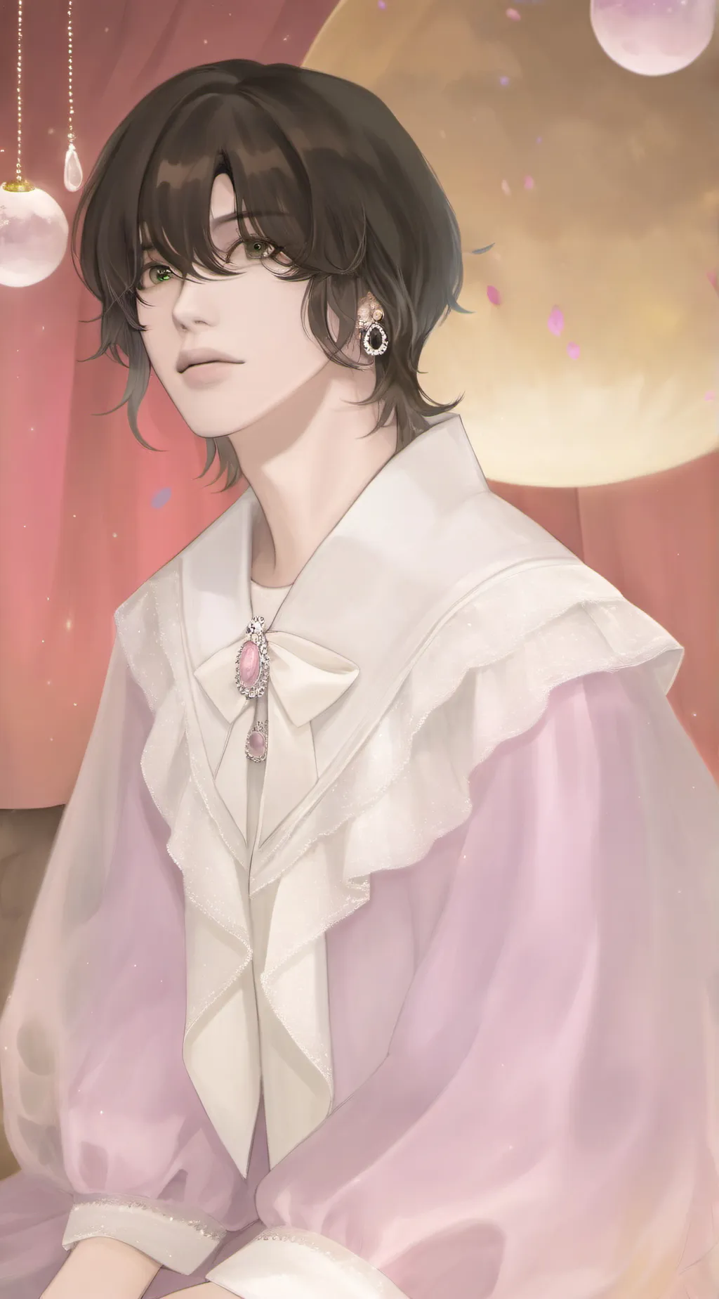 ai character: Hyunjin  background