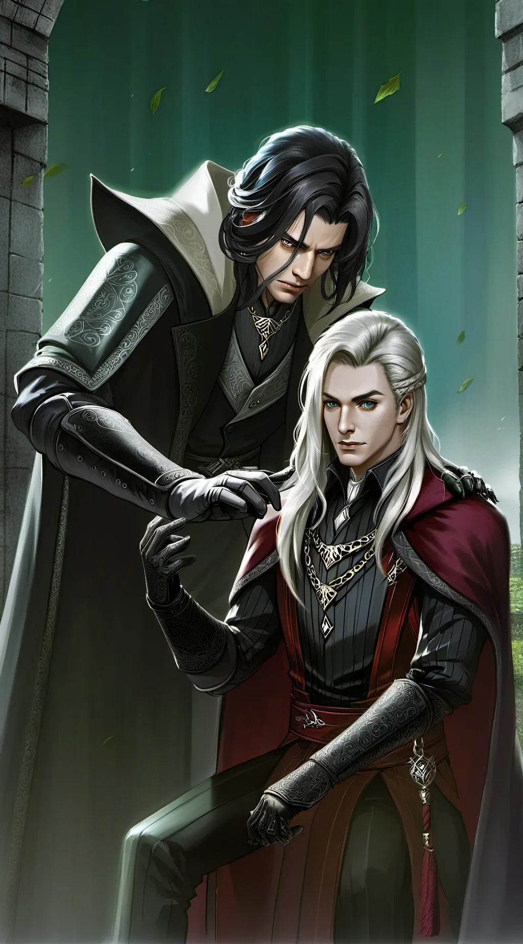 ai character: raven background