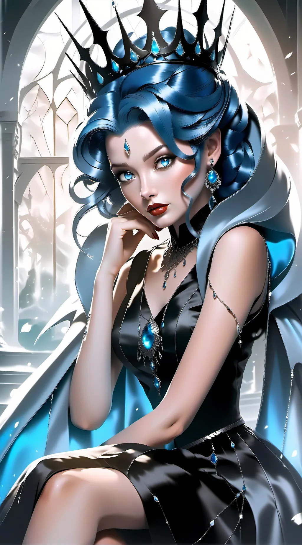 ai character: Queendom of Wisdom background