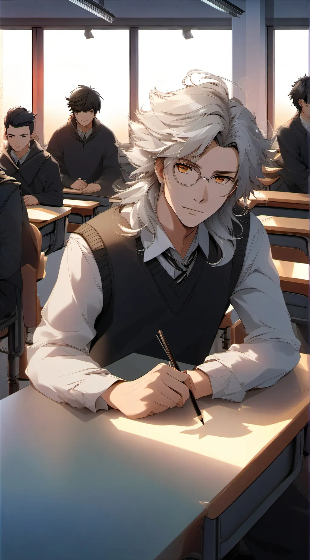 ai character: School background