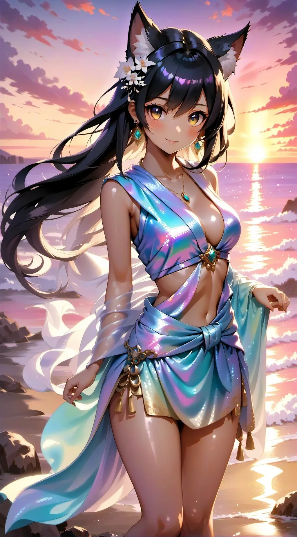 ai character: Aphmau and friends background