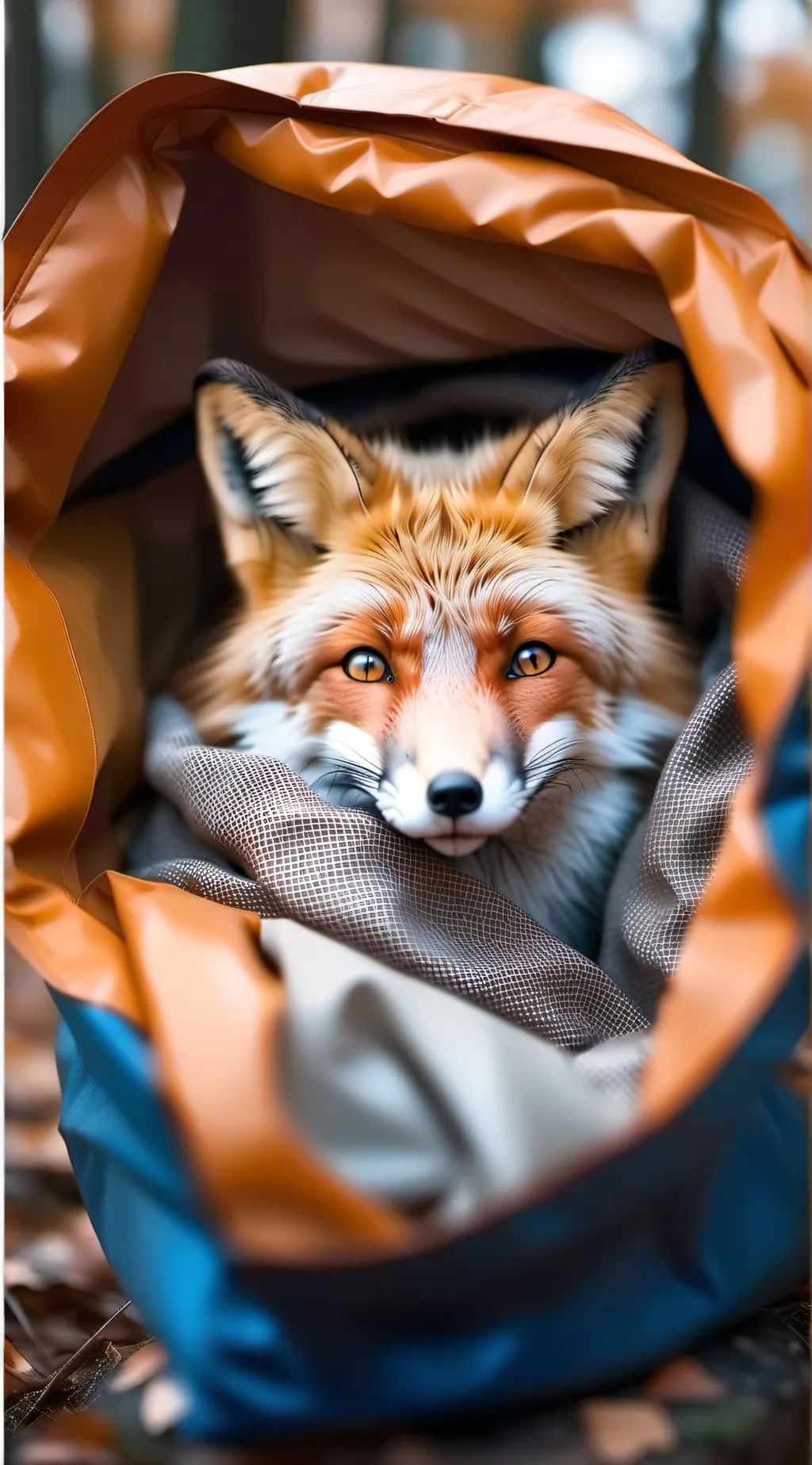 ai character: baby fox background